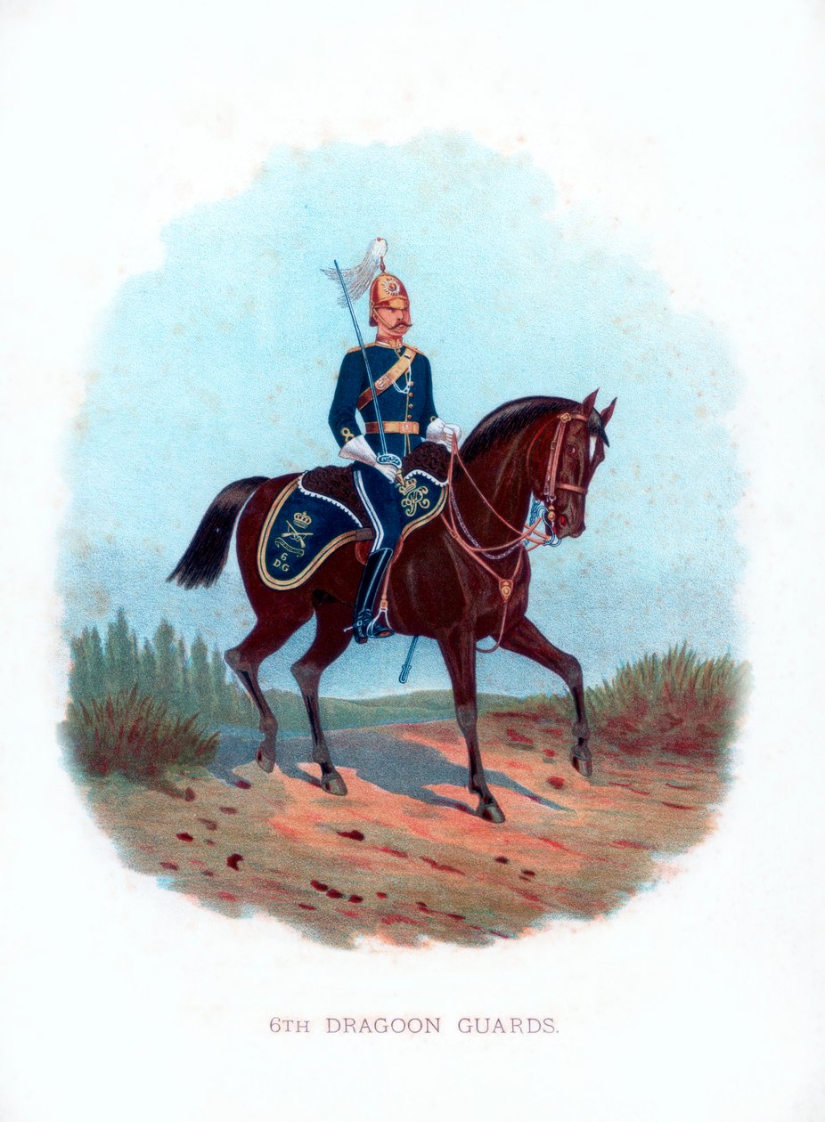 6 वीं ड्रैगोन गार्ड, 1888 द्वारा अज्ञात