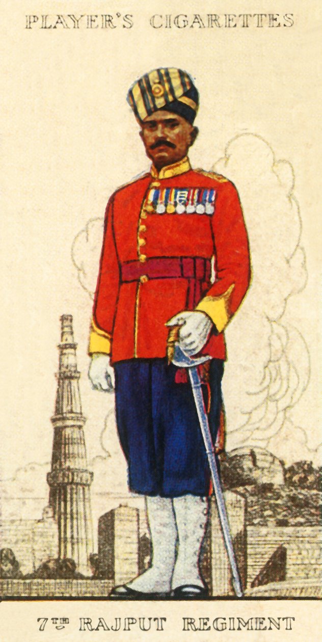 7 वीं राजपूत रेजिमेंट, 1936। द्वारा अज्ञात