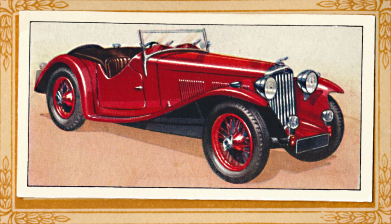 एसी स्पोर्ट्स टू-सीटर, c1936 द्वारा अज्ञात