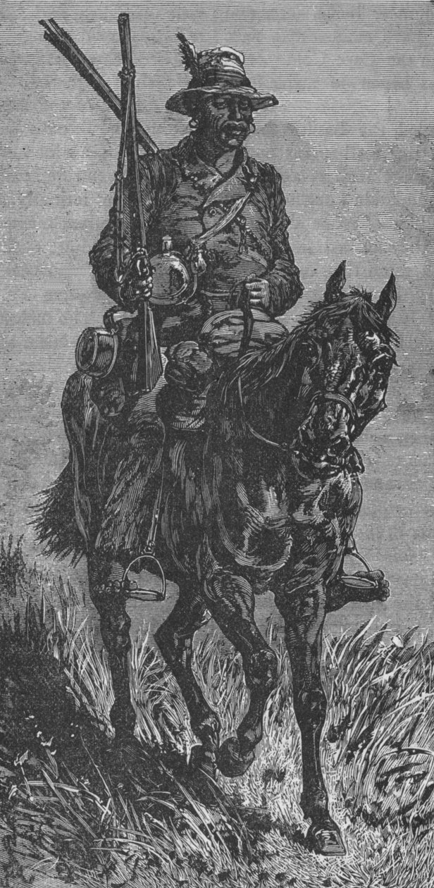 ए बासुतो स्काउट, सी 1880 द्वारा अज्ञात
