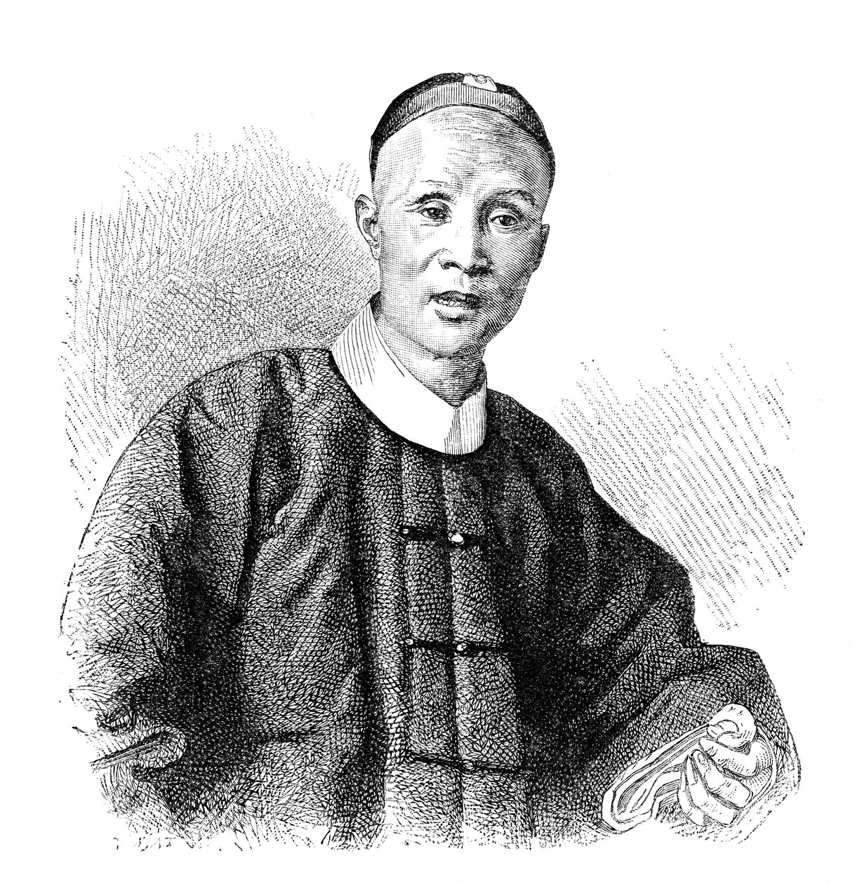 एक चीनी सावंत, c1890 द्वारा अज्ञात