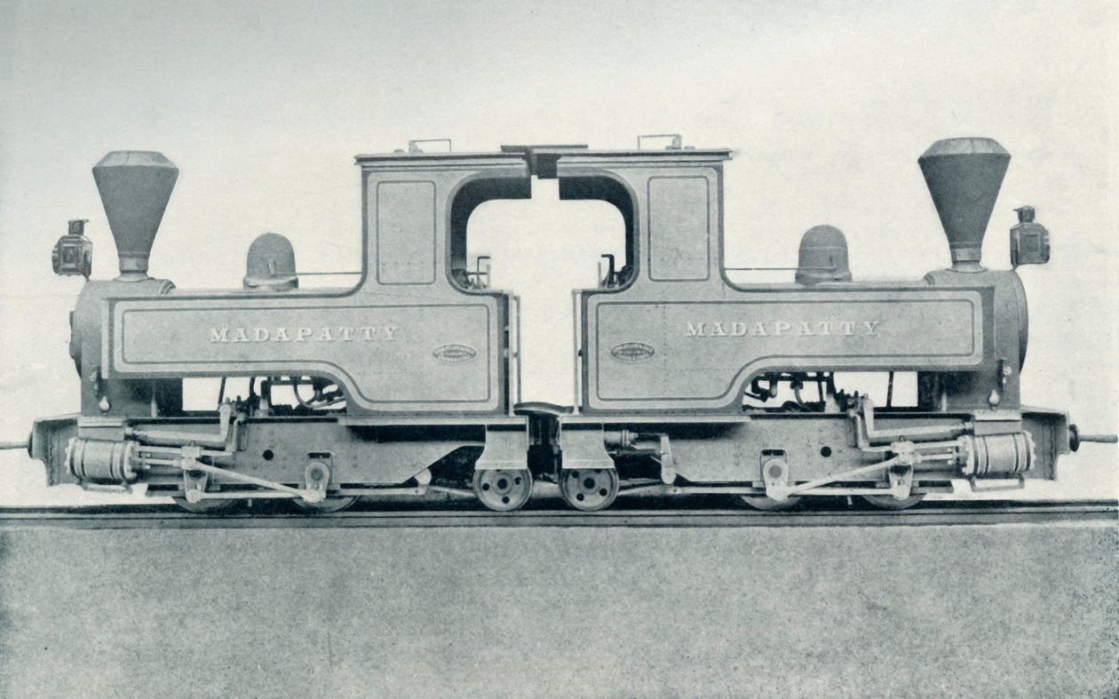 ए डबल लोकोमोटिव, 1922। द्वारा अज्ञात
