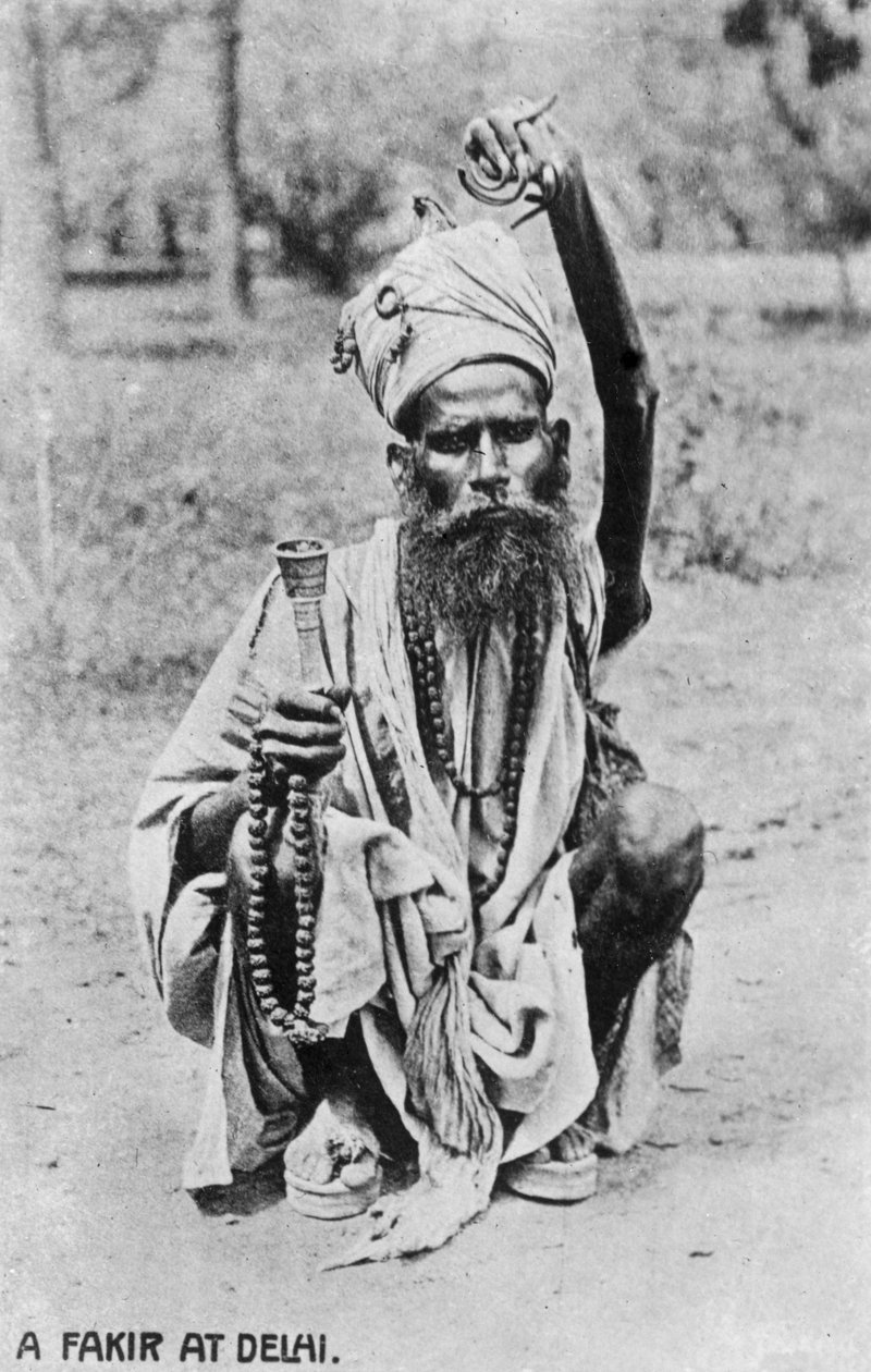 दिल्ली में एक फकीर, 20 वीं शताब्दी द्वारा अज्ञात