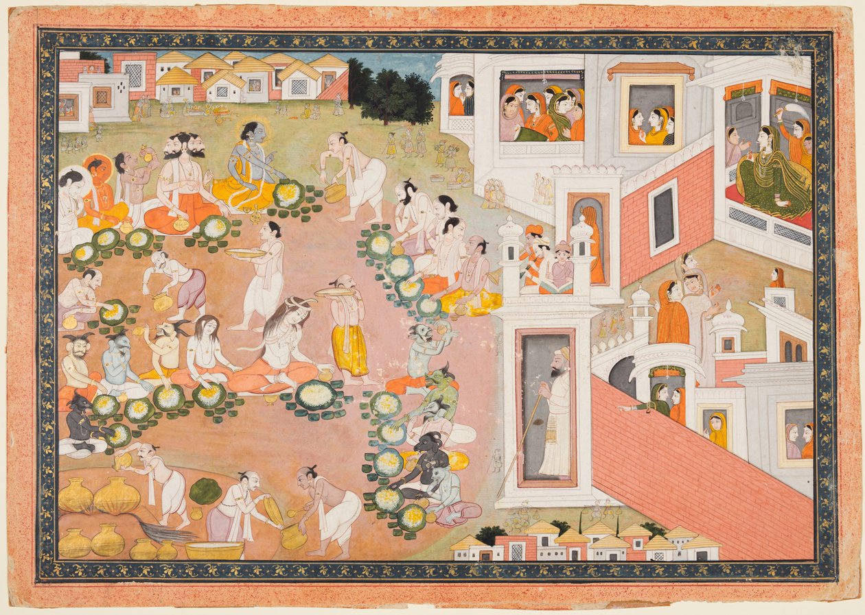 देवताओं के लिए एक पर्व, सी। 1810। द्वारा अज्ञात