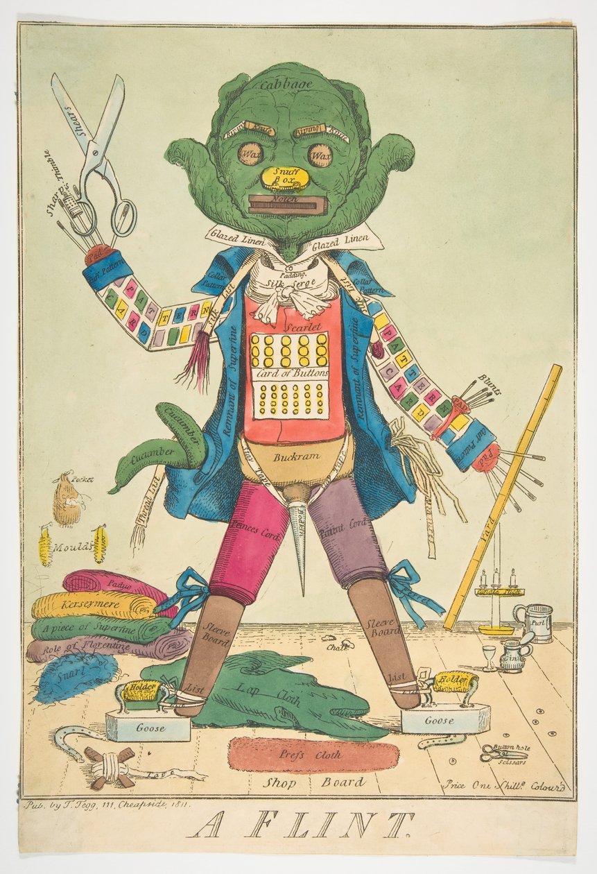 ए फ्लिंट, 1811। द्वारा अज्ञात
