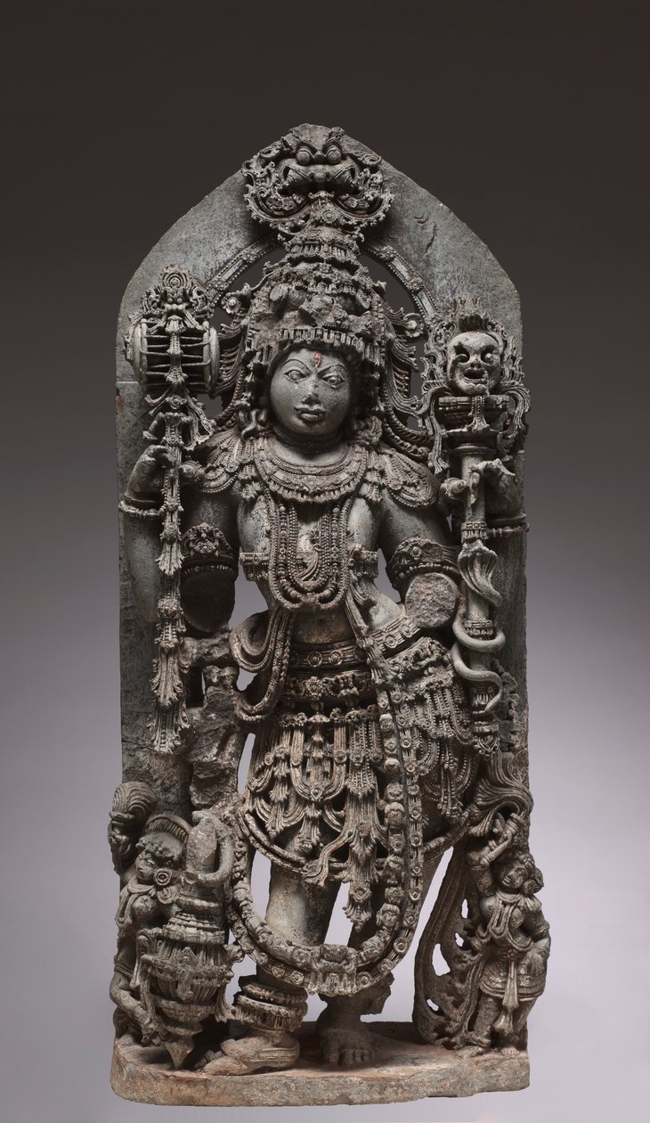 शिव के एक संरक्षक, 1200s। द्वारा अज्ञात