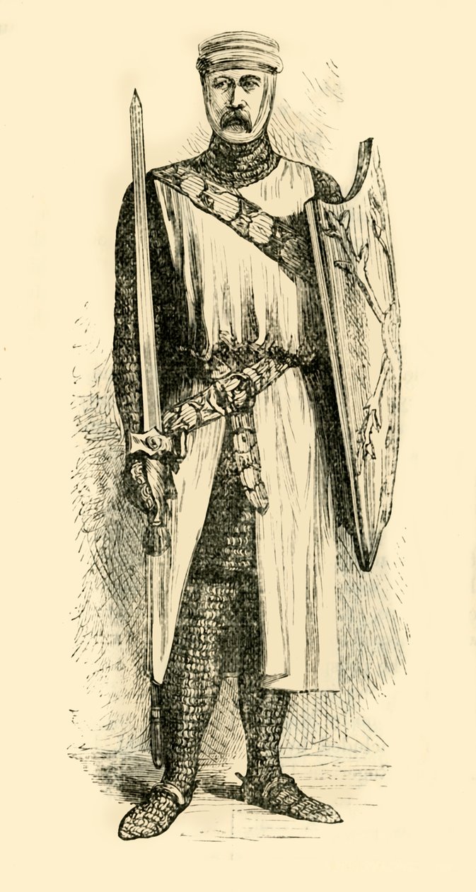 एक नाइट टेम्पलर, 1890। द्वारा अज्ञात