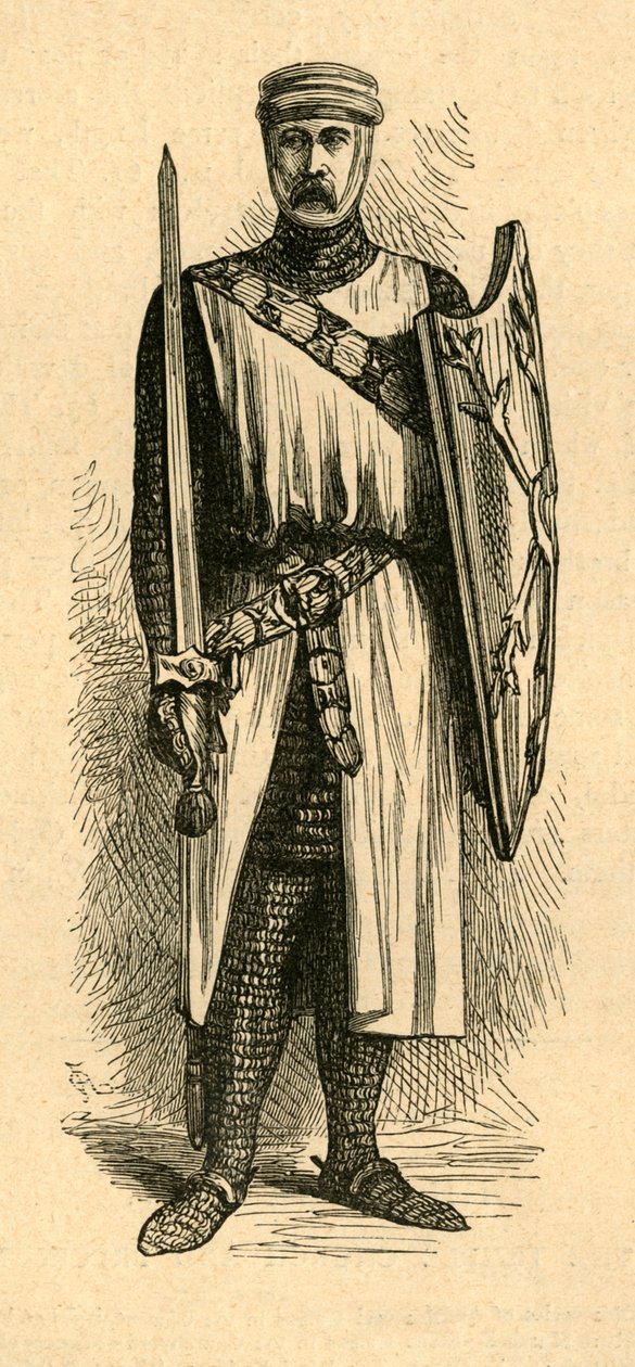 एक नाइट टेम्पलर, 1897। द्वारा अज्ञात