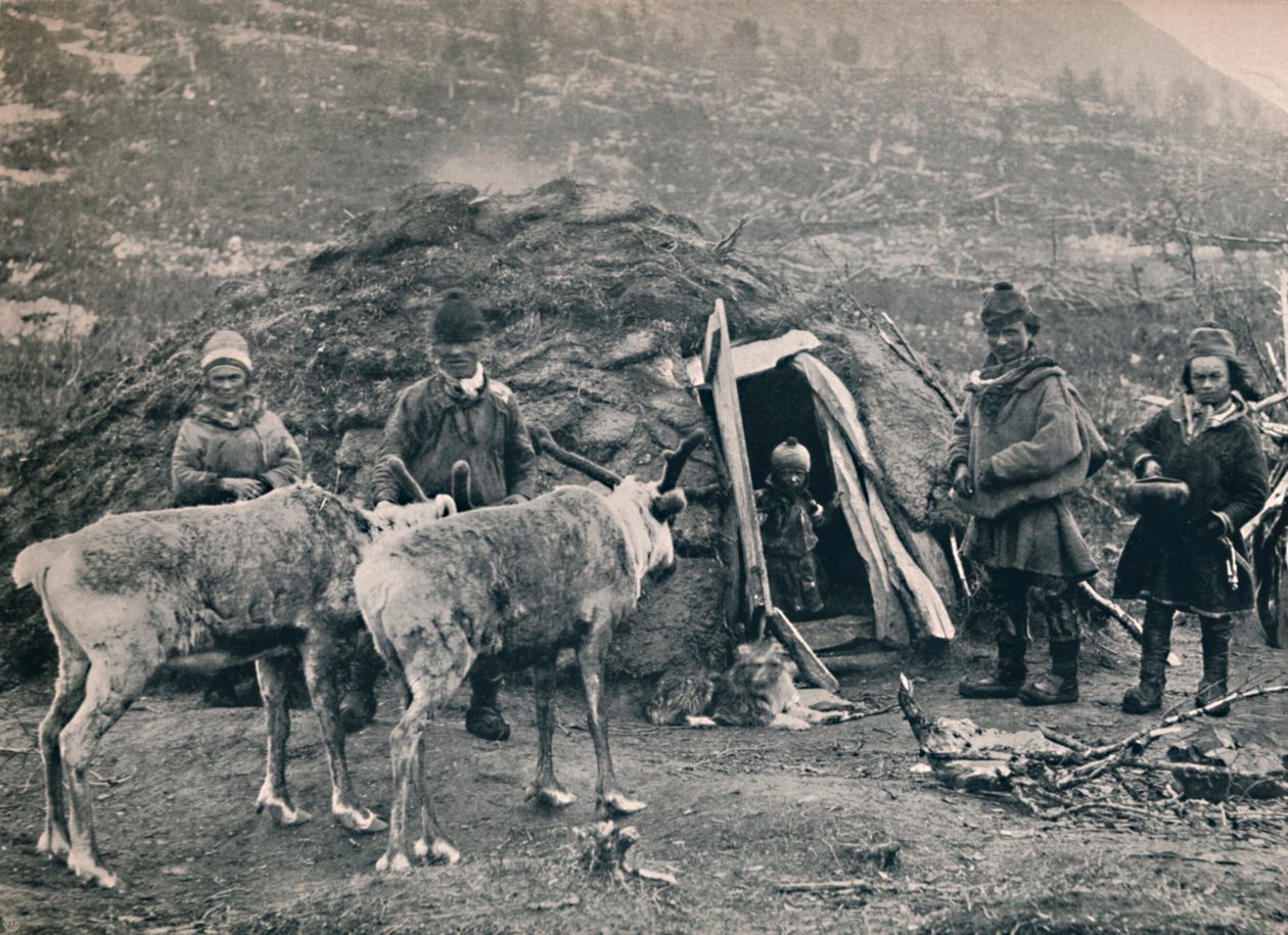 ए लैप फैमिली, 1914। द्वारा अज्ञात
