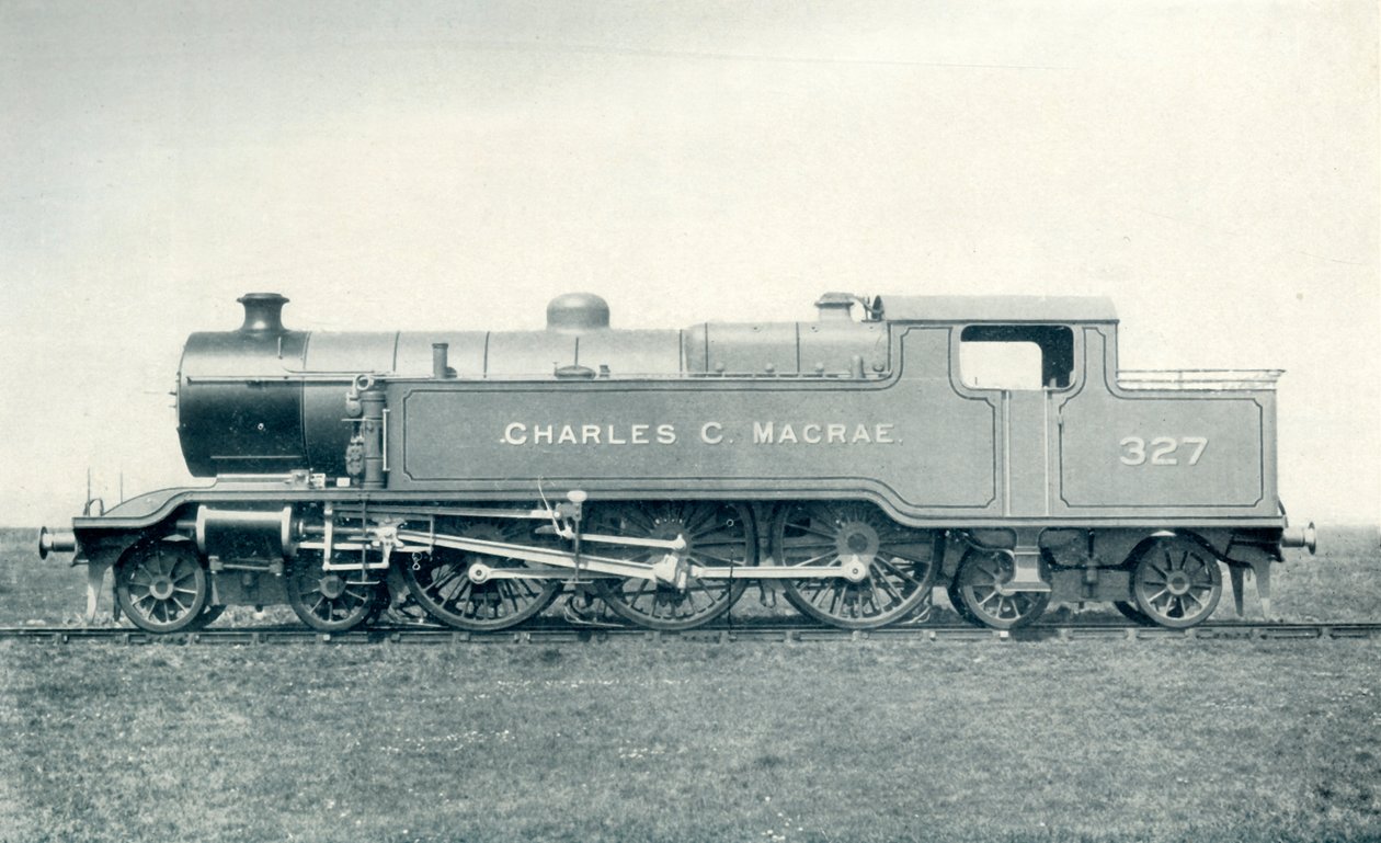 एक बड़ा टैंक इंजन, 1922। द्वारा अज्ञात