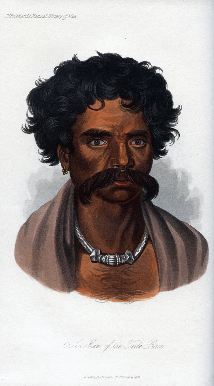 ए मैन ऑफ टूडा रेस, 1848 द्वारा अज्ञात