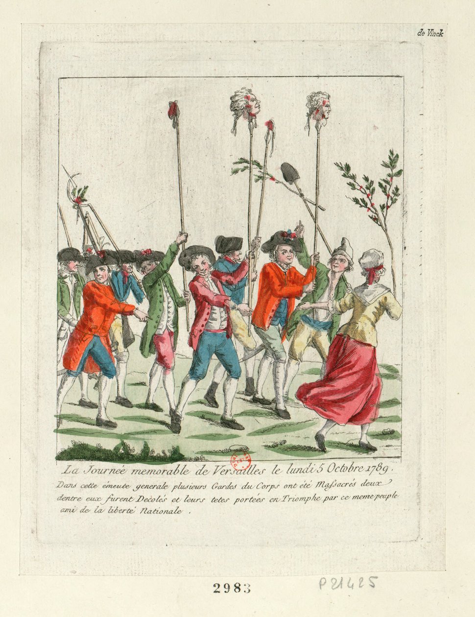 वर्साय में एक यादगार दिन, 1789, 1789। द्वारा अज्ञात
