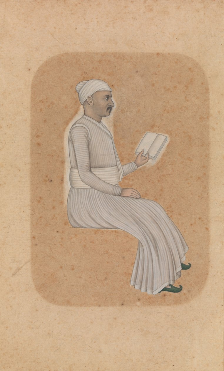 एक रईस पढ़ना, सीए। 1750-75। द्वारा अज्ञात