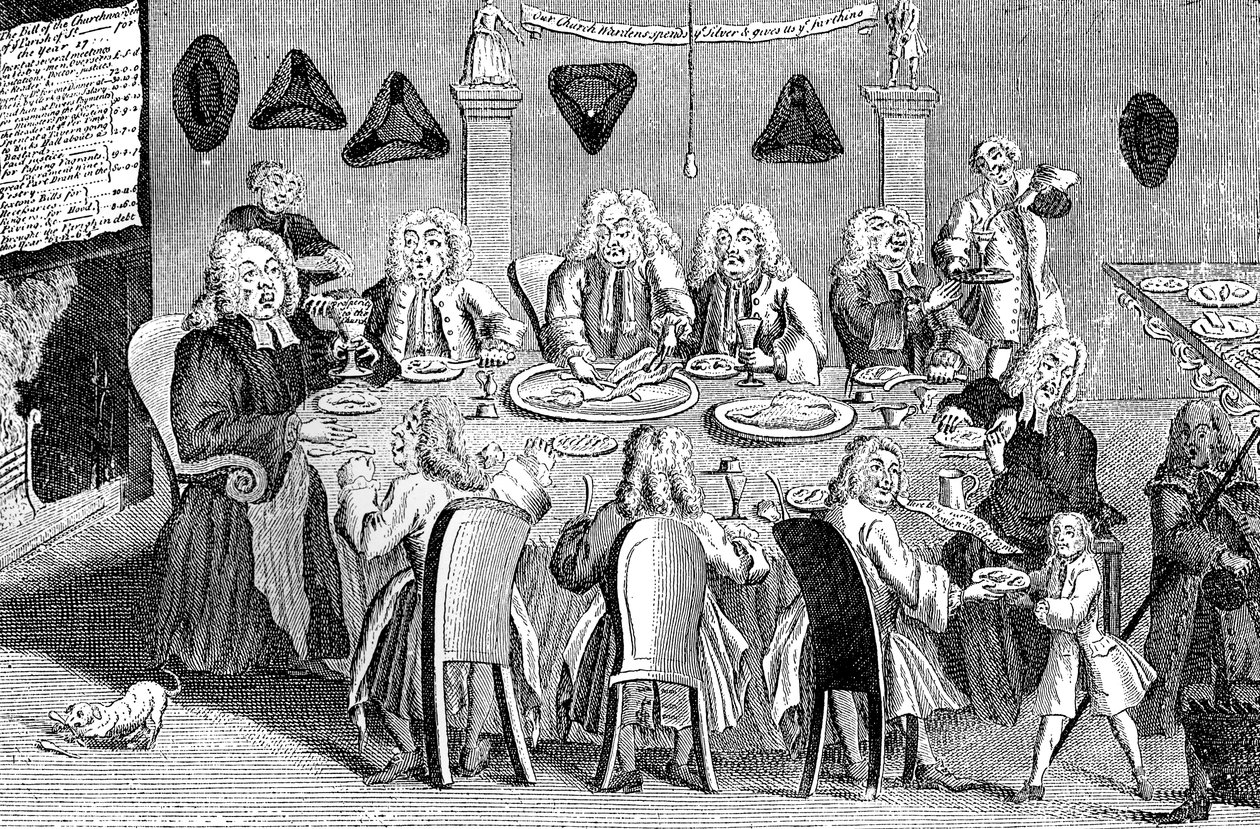 एक पैरिश पर्व, 1741 द्वारा अज्ञात