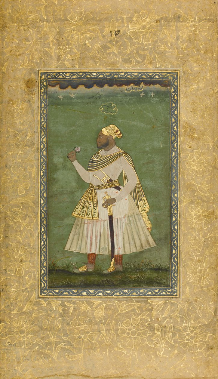 फरहाद खान का एक चित्र, सीए 1680। द्वारा अज्ञात