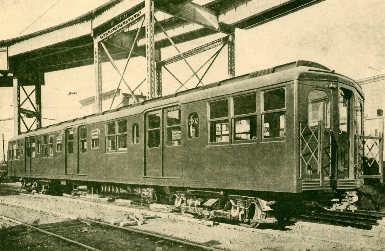 ए स्टील कार, न्यूयॉर्क अंडरग्राउंड और एलिवेटेड इलेक्ट्रिक रेलवे, 1930। द्वारा अज्ञात