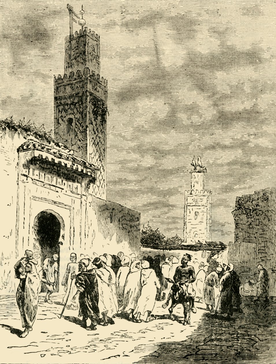 द स्ट्रीट इन फ़ेज़, 1890। द्वारा अज्ञात
