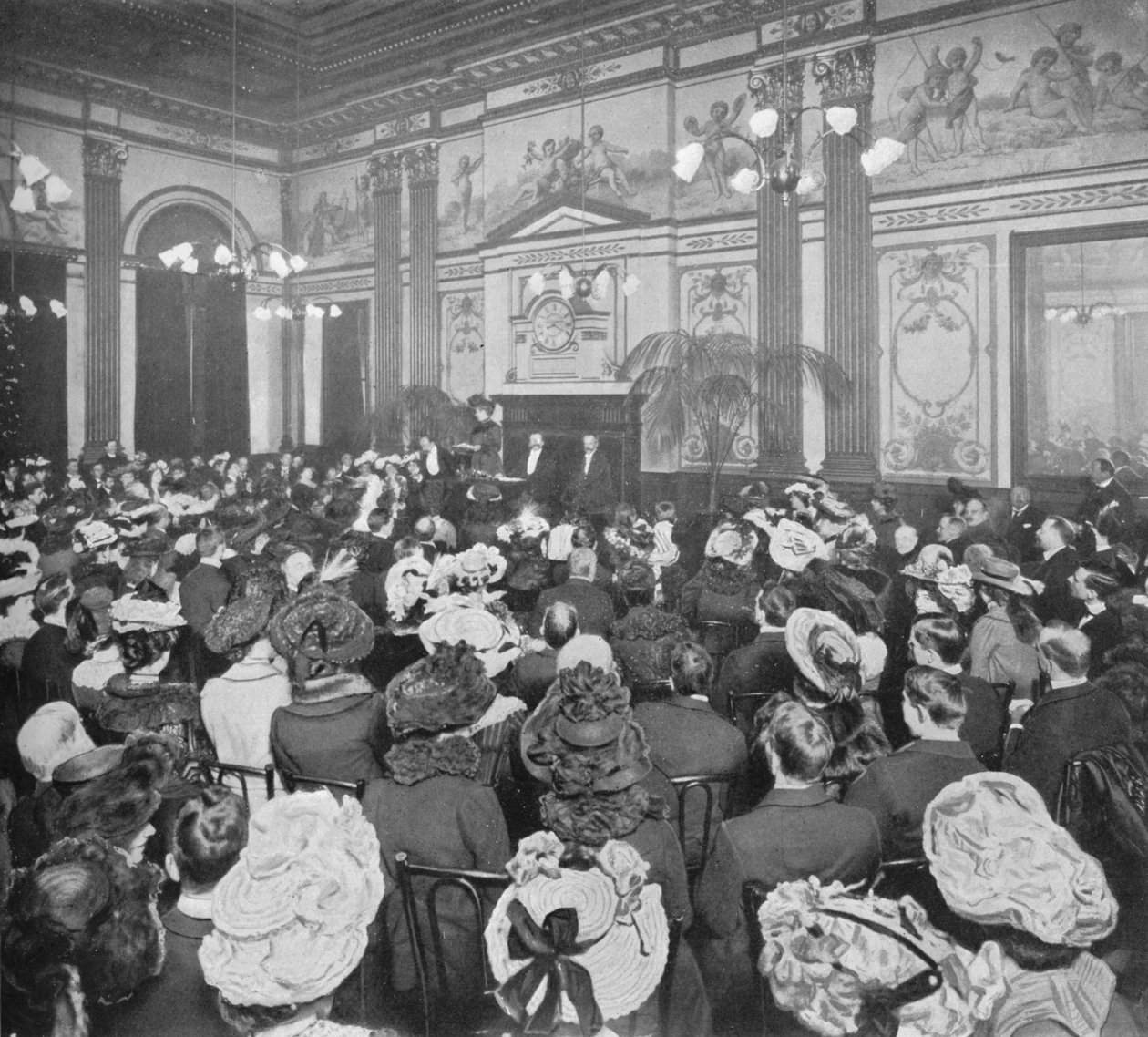 ओल्ड प्लेजर्स क्लब, लंदन में रविवार शाम बहस c1903 1903 द्वारा अज्ञात