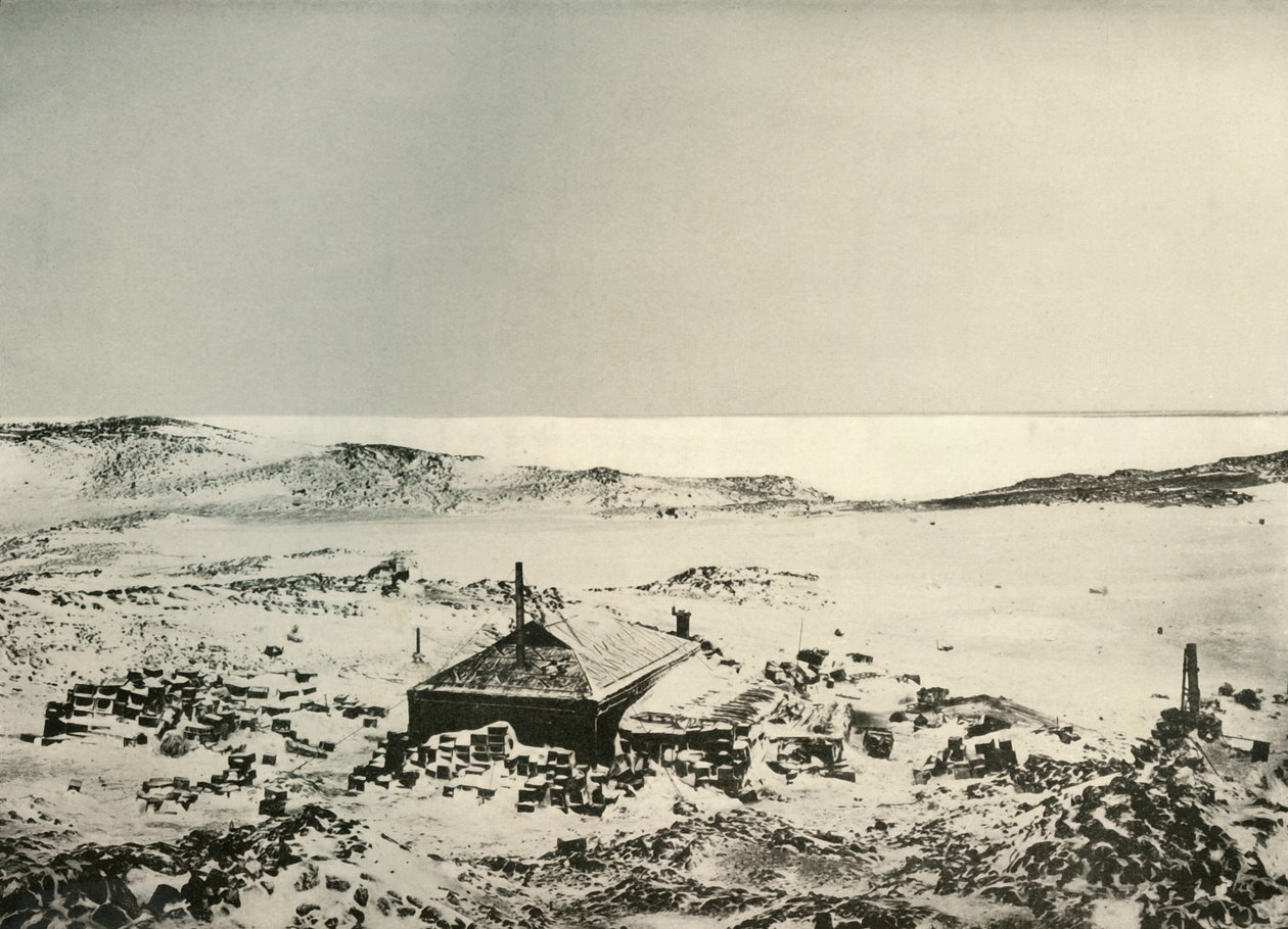 हट व्यूइंग नॉर्थवर्ड्स का एक दृश्य। c1908, 1909। द्वारा अज्ञात