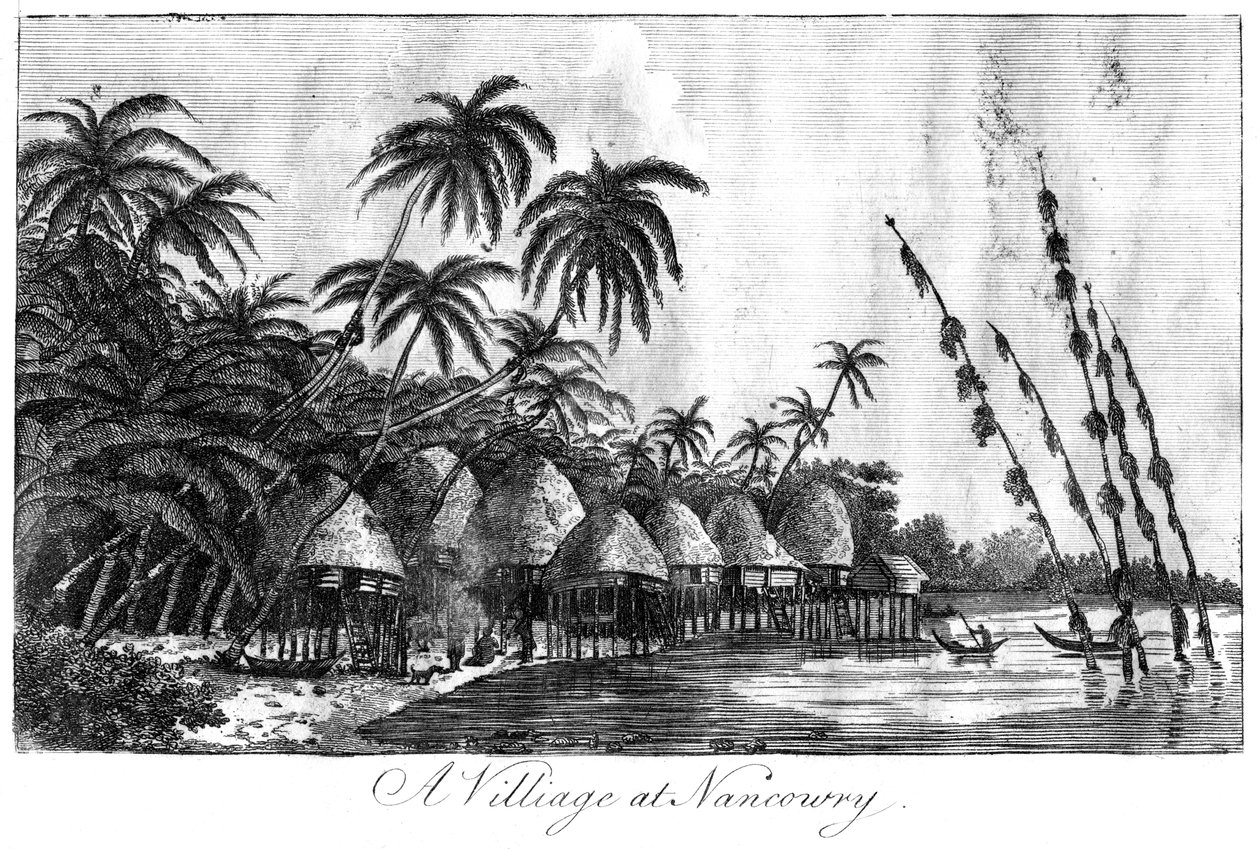 ननकोरी, निकोबार द्वीप समूह, 1799 में एक गाँव द्वारा अज्ञात