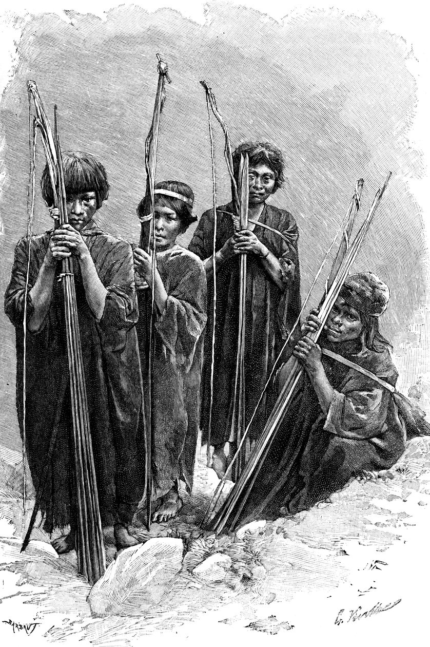 एंटिस अशिनिंकास, पेरू का एक समूह, 1895 द्वारा अज्ञात