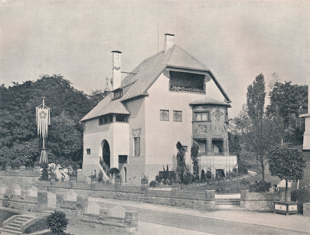 हंस क्रिस्चियन द्वारा डिज़ाइन किया गया एक घर, c1901 1901-1902 द्वारा अज्ञात