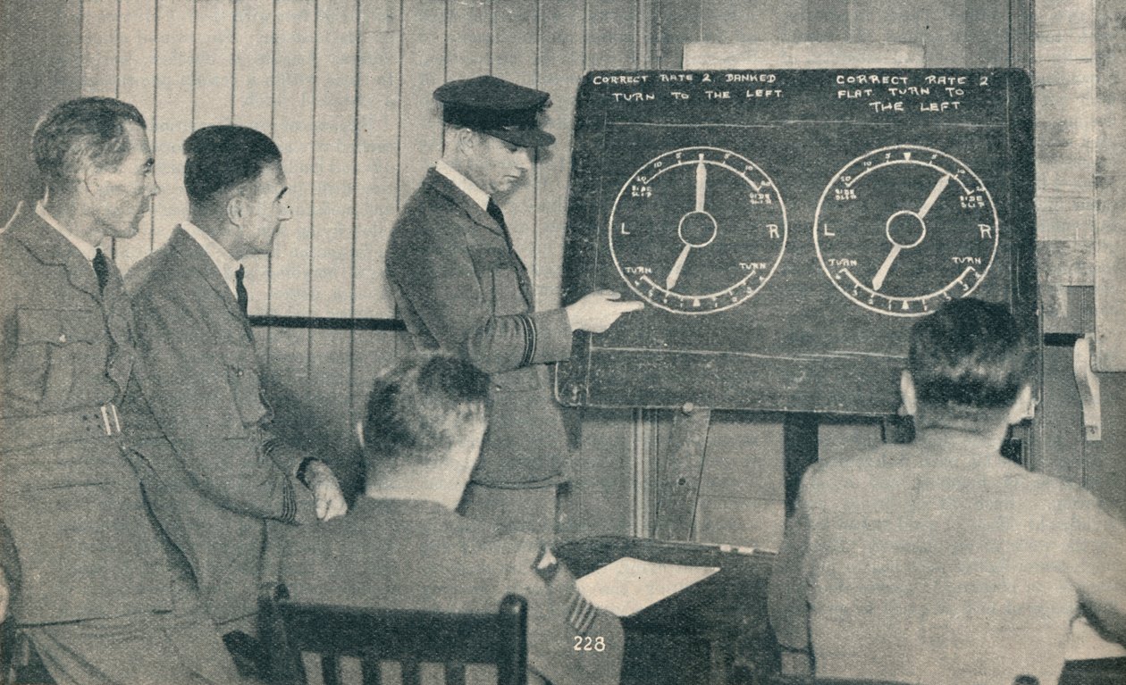 सेंट्रल फ्लाइंग स्कूल में उपवन, विल्टशायर, c1936 c1937 पर उपकरण पर एक व्याख्यान द्वारा अज्ञात