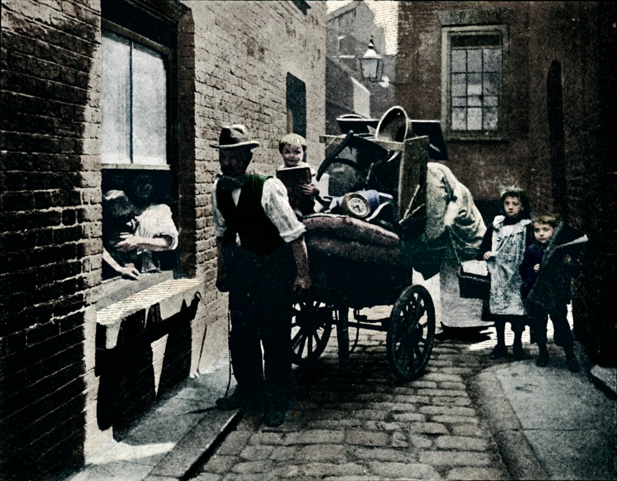 स्लमोपोलिस, लंदन में एक कदम, c1901 1901 द्वारा अज्ञात