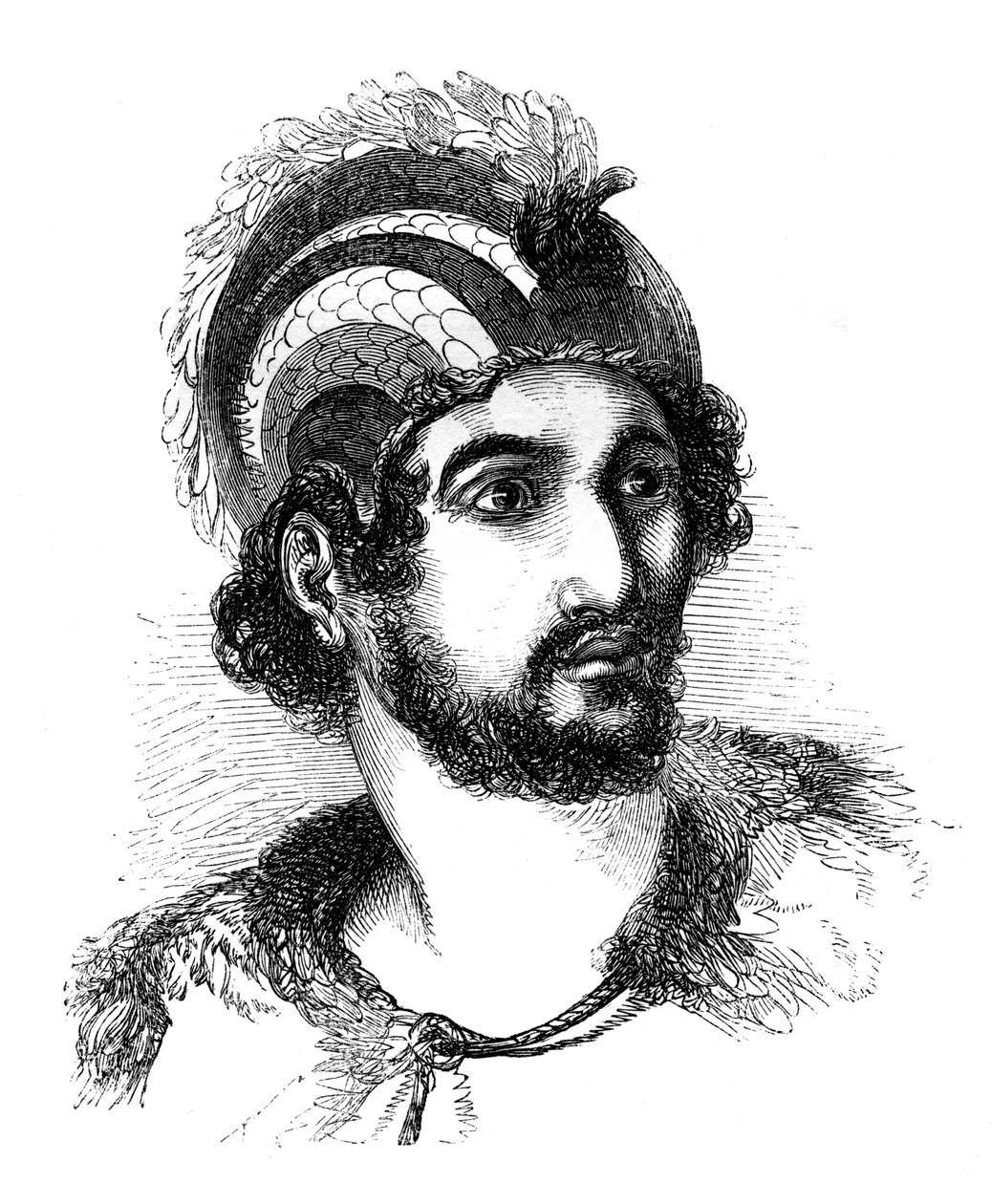 सैंडविच द्वीप समूह का एक निवासी, 1848 द्वारा अज्ञात
