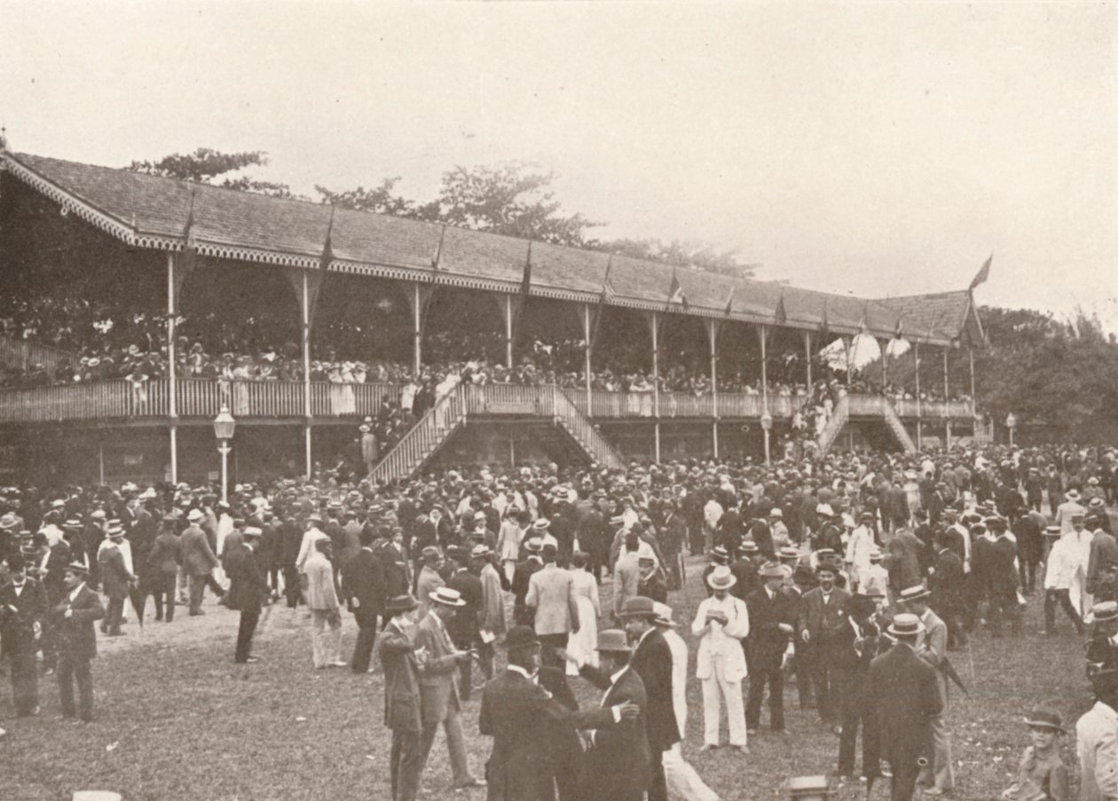 डर्बी क्लब रेसकोर्स एनक्लोजर, 1914 का एक हिस्सा द्वारा अज्ञात