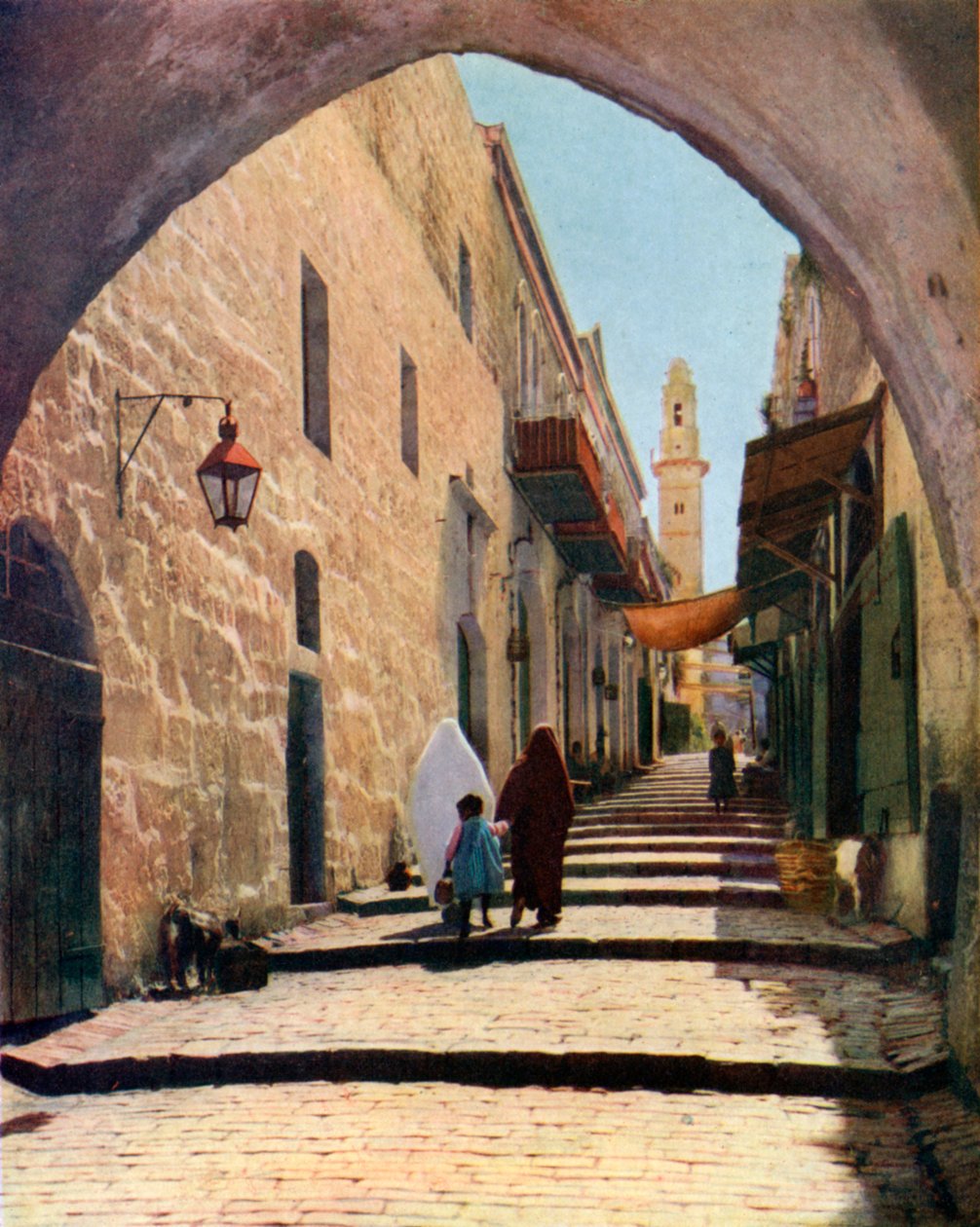 यरूशलेम, इज़राइल, 1926 में एक सड़क द्वारा अज्ञात