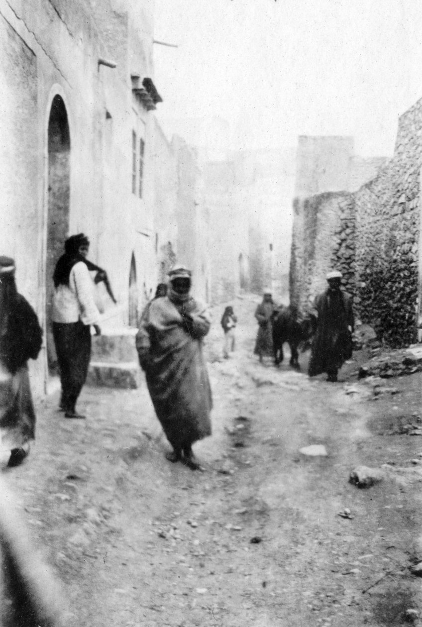 मोसूल की एक सड़क, मेसोपोटामिया, 1918 द्वारा अज्ञात