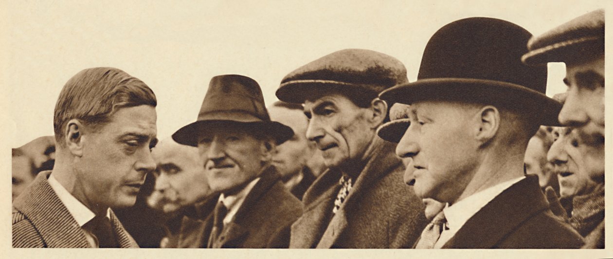 एक्स-सर्विस मेन, साउथ वेल्स, 1936 1937 के साथ एक बात द्वारा अज्ञात
