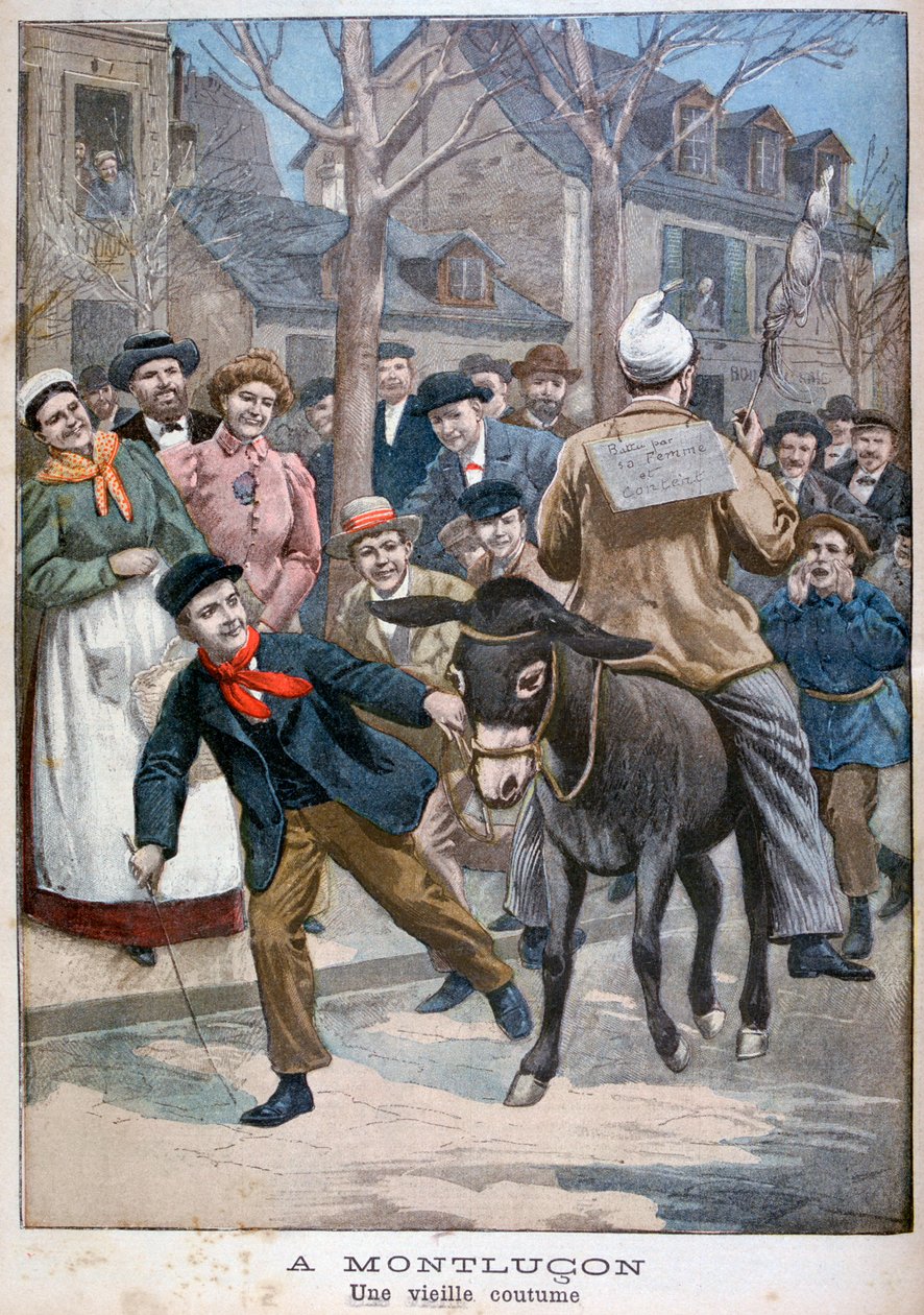 एक पारंपरिक रिवाज, मोंट्लुकोन, फ्रांस, 1900 द्वारा अज्ञात