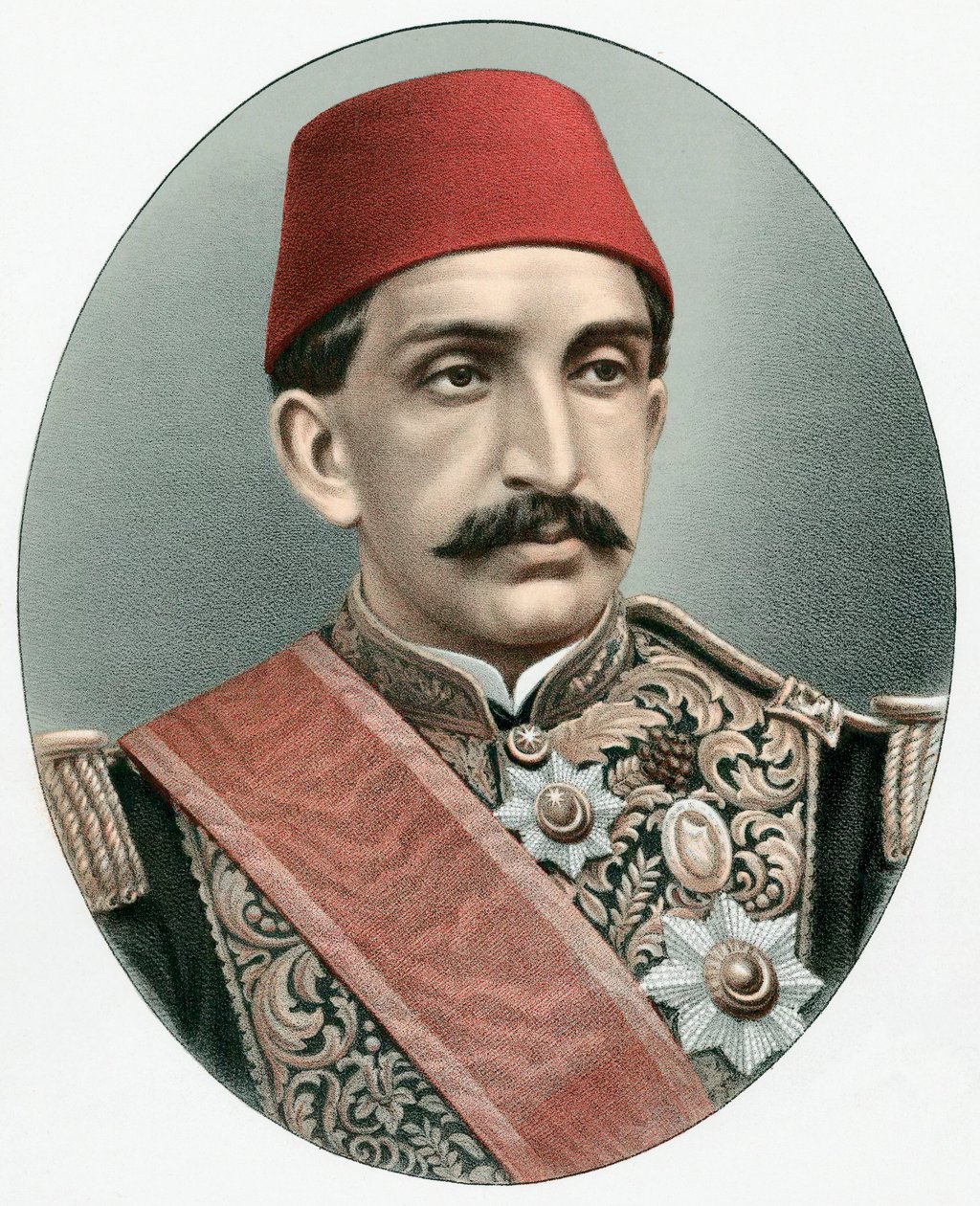 अब्दुल हमीद द्वितीय 1842-1918, तुर्की का अंतिम सुल्तान, c1880 द्वारा अज्ञात