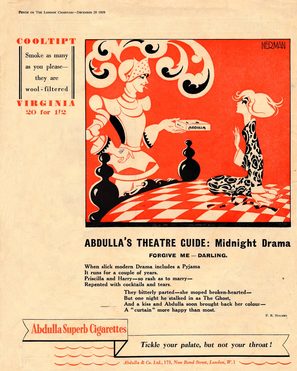 अब्दुल्लास थिएटर गाइड: मिडनाइट ड्रामा - फॉरगिव मी - डार्लिंग, 1939 द्वारा अज्ञात
