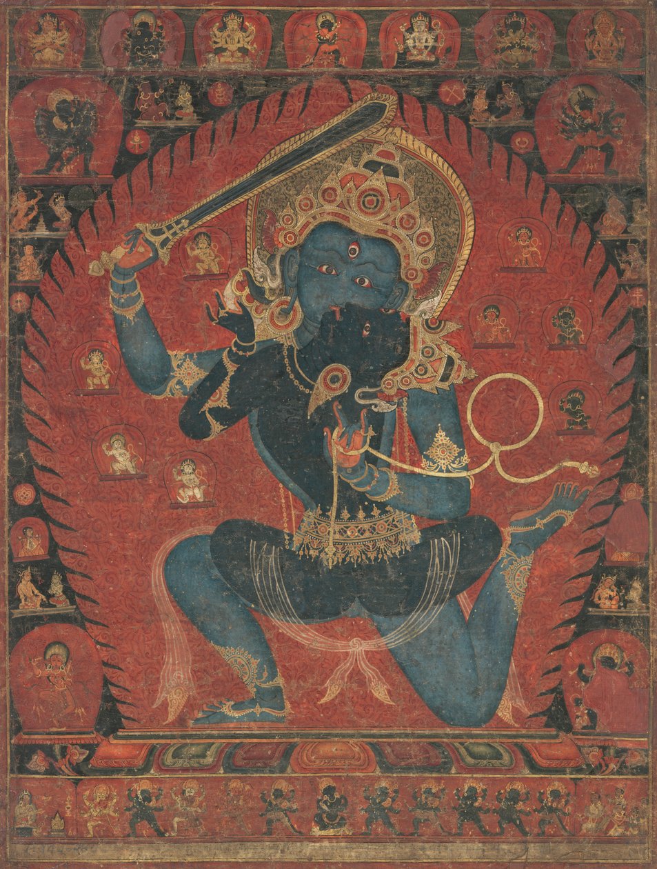Acala with Consort Vishvavajri, 1525-50.  द्वारा अज्ञात