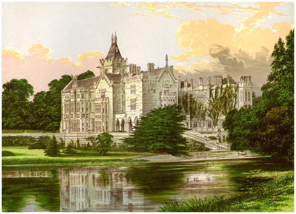 Adare Manor, County Limerick, आयरलैंड, Dunlven के अर्ल का घर, c1880 द्वारा अज्ञात