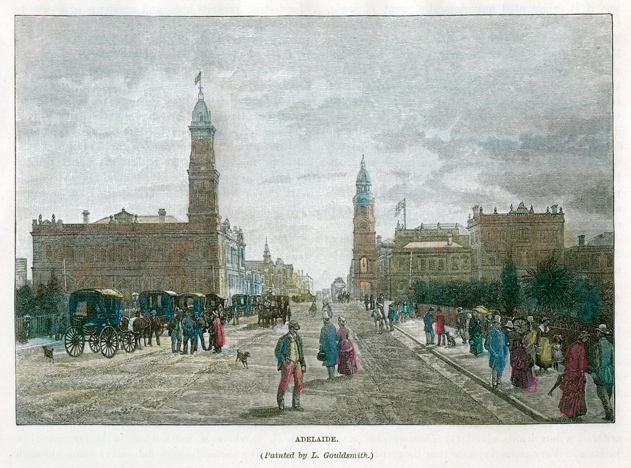 एडिलेड, दक्षिण ऑस्ट्रेलिया, ऑस्ट्रेलिया, c1890 द्वारा अज्ञात