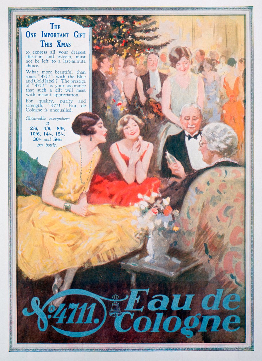 4711 Eau डे कोलोन, 1928 के लिए विज्ञापन द्वारा अज्ञात