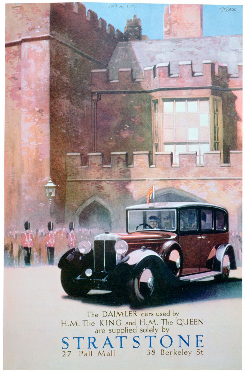 स्ट्रैटस्टोन कार खुदरा विक्रेताओं के लिए विज्ञापन, 1935 द्वारा अज्ञात