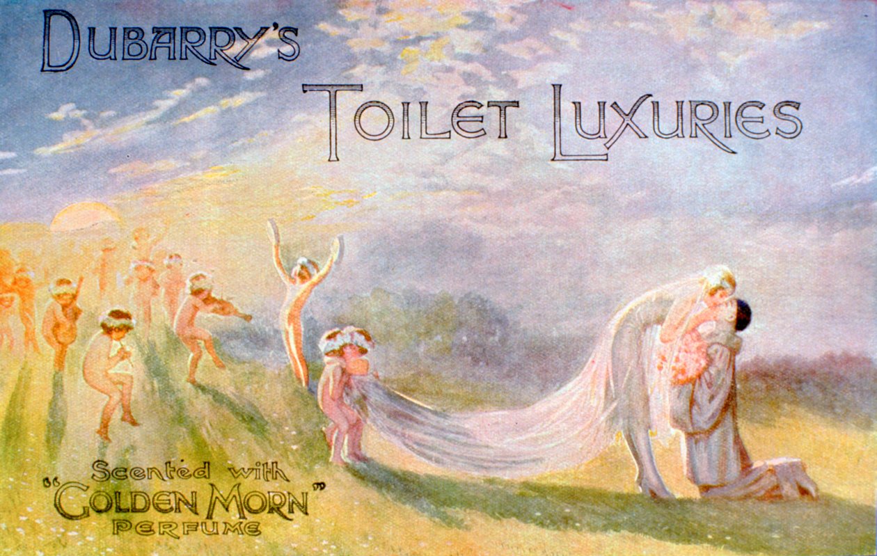 गोल्डन मोर्न इत्र, 1922 के साथ सुगंधित डबर्रिज टॉयलेट लक्सिवर्स के लिए विज्ञापन द्वारा अज्ञात