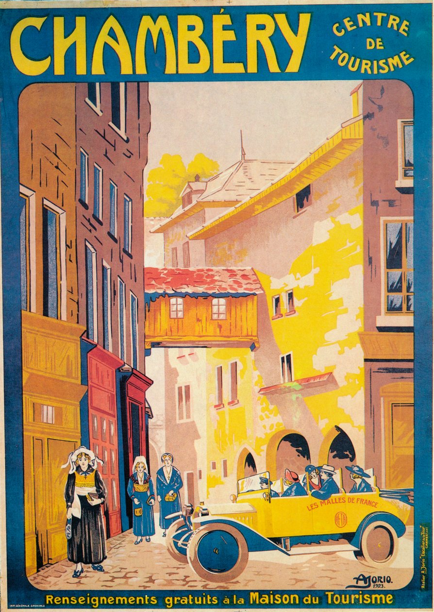 चैंबर, फ्रांस में पर्यटन के लिए विज्ञापन, c1920s द्वारा अज्ञात