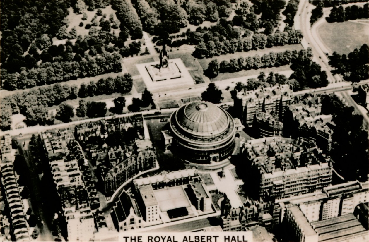रॉयल अल्बर्ट हॉल का हवाई दृश्य, 1939 द्वारा अज्ञात