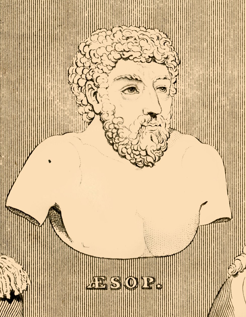ईसप, c620-564 ईसा पूर्व, 1830। द्वारा अज्ञात