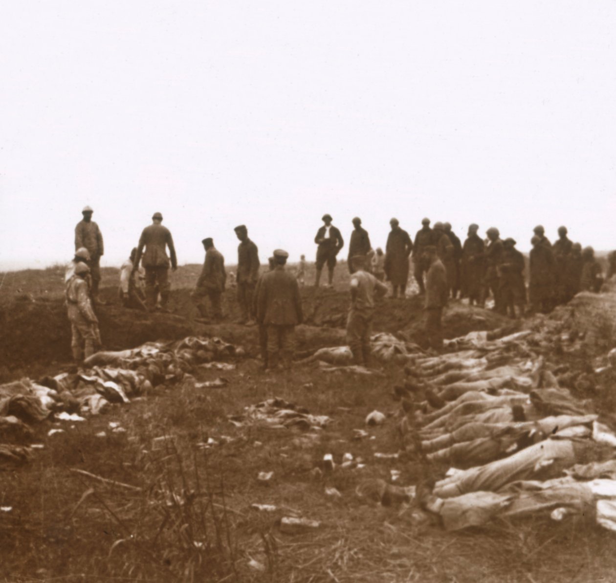 हमले के बाद, डोमपीरे, उत्तरी फ्रांस, c1914-c1918 द्वारा अज्ञात