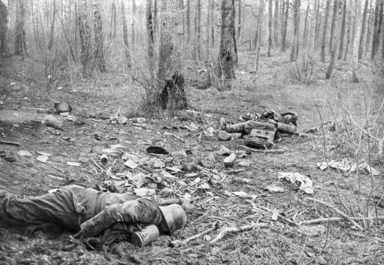 30 मार्च 1918 को फ्रांस के प्लेसिस-डे-रॉय, पिकार्डी के पार्क में लड़ाई के बाद द्वारा अज्ञात