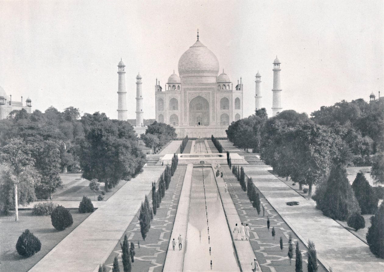 आगरा। ताजमहल, c1920। द्वारा अज्ञात