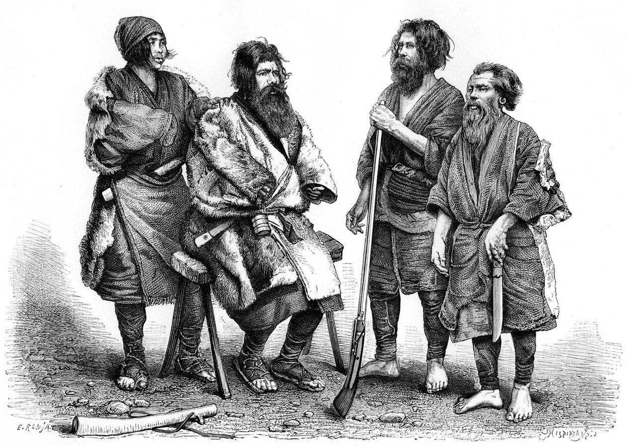 ऐनु लोग, जापान, 1895 द्वारा अज्ञात