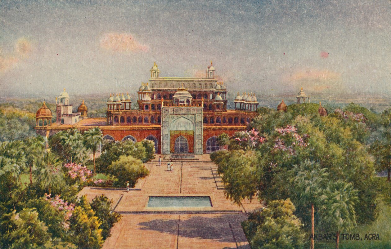 अकबर मकबरा, आगरा, द्वारा अज्ञात
